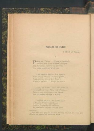 Sonata de estío