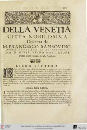 Libro settimo