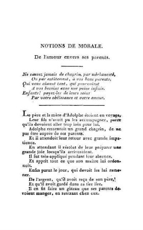 Notions de morale