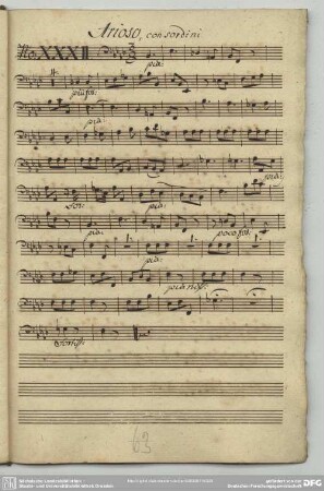 32. Anonymus, Arioso, f-Moll