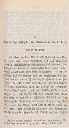 453-468 Zur ältesten Geschichte des Primates in der Kirche
