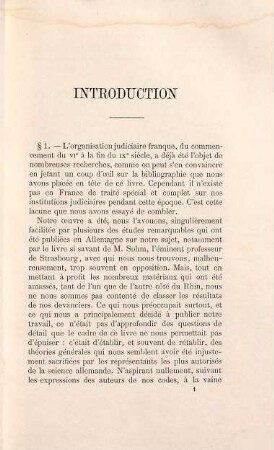 Histoire de l'organisation judiciaire en France : Époque franque