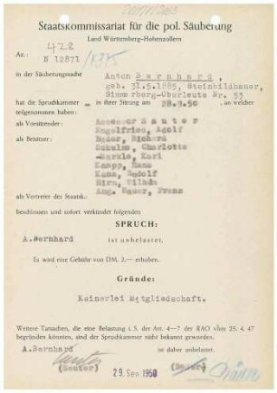 Bernhard, Anton