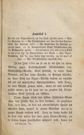 Sämmtliche Werke, 12. Olle Kamellen ; 6, Dörchläuchting