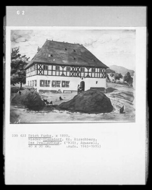 Das Prellerhaus (Nieder-Giersdorf, Kreis Hirschberg/Schlesien)