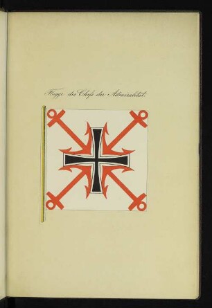 Flagge des Chefs der Admiralität.