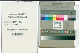 Entnazifizierung Hermann Trappmann , geb. (Kohlenhaendler)