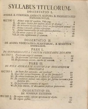 Syllabus titulorum.