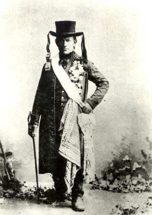 Hochzeitsbitter aus Schleife : Kleidung - Schleifer Tracht. Hochzeitsbitter (družba).