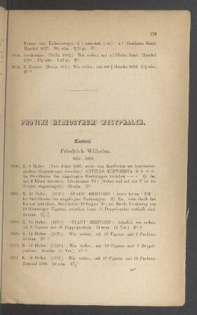 Provinz (Herzogthum) Westphalen
