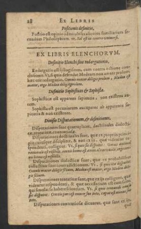 Ex Libris Elenchorum.