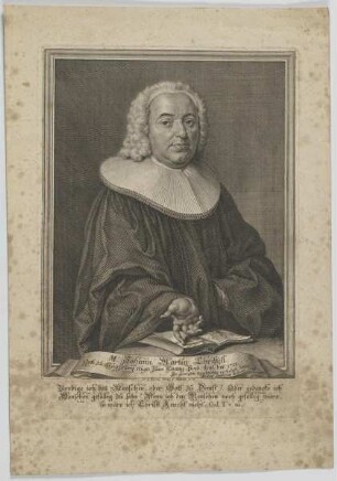 Bildnis des Johann Martin Christell