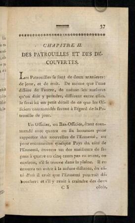 37-56, Chapitre II.