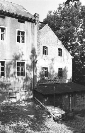 Kubschütz-Blösa. Ehem. Niedermühle, Mühlenteil rechts