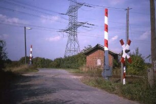 Schwanebeck Bahnübergang Blinklicht Wärterposten 12