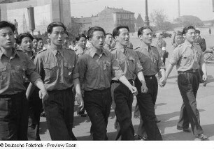 Demonstrationszug - Koreaner