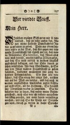 Der vierdte Brieff.