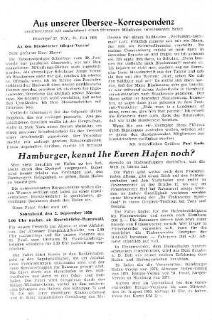 Hamburger, kennt ihr Euren Hafen noch?
