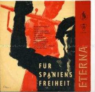 Schallplatte zur Erinnerung an den spanischen Bürgerkrieg, Plattenhülle