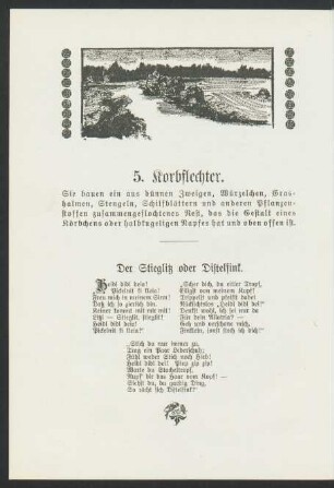 5. Korbflechter.
