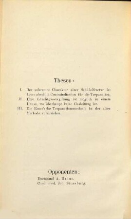 Acht Fälle von Trepanation : Inaug.-Diss.