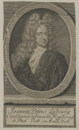 Bildnis des Joannes Petrus Ludewig