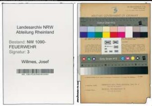 Entnazifizierung Josef Willmes , geb. 05.03.1904 (Schlosser)