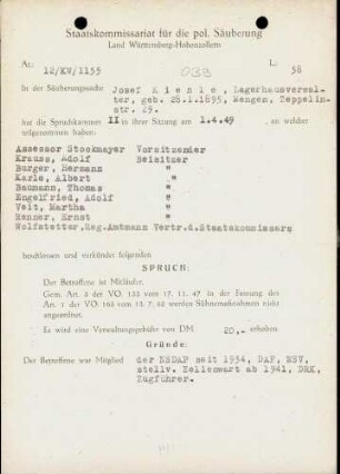 Kienle, Josef