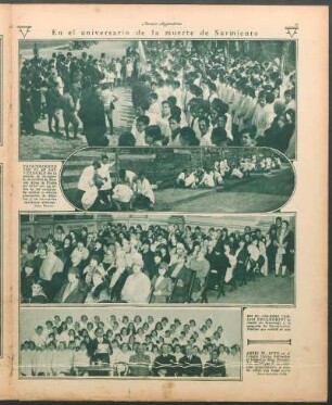 En el aniversario de la muerte de Sarmiento [Fotografías]