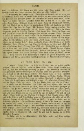 25. Julius Cäsar. 60 v. Chr.