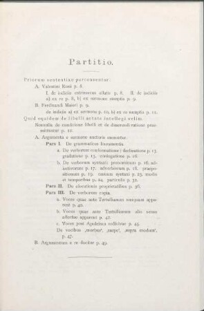 Partitio.