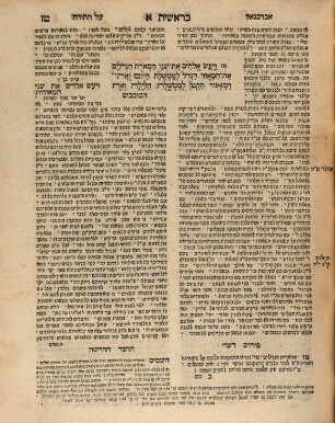Ḥamishah ḥumshe Torah ṿe-hu tiḳun sofrim ʿim pe[rush] Rashi ṿe-Abravanel, [1]. Sefer Be-reshit