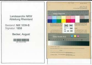 Entnazifizierung August Becker , geb. 28.01.1903 (Elektriker)