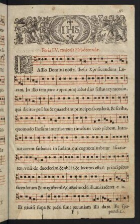 45-65, Feria IV. maioris Hebdomadae