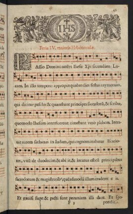 45-65, Feria IV. maioris Hebdomadae