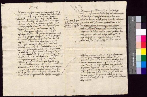 Bürgermeister und Rat der Stadt Bautzen bezeugen, dass sie Lorenz Hennicke, ehemals Bürger der Stadt Bautzen, auf seine Bitte hin von seinen Pflichten entbunden haben.