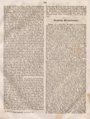 351-352 Kirchliche Mittheilungen