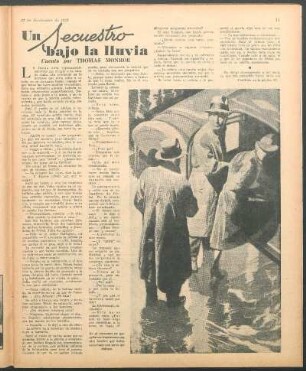 Un secuestro bajo la lluvia : Cuento por Thomas Monroe