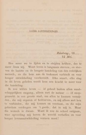 Later aanteekeningen