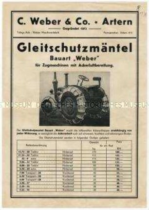Gleitschutzmäntel für Zugmaschinen