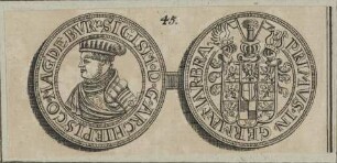 Bildnis des Markgrafen Sigismund von Brandenburg, Bischof von Halberstadt