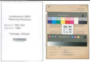 Entnazifizierung Wilhelm Tekniepe , geb. 09.11.1887 (Postbeamter)