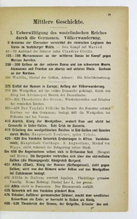 Mittlere Geschichte