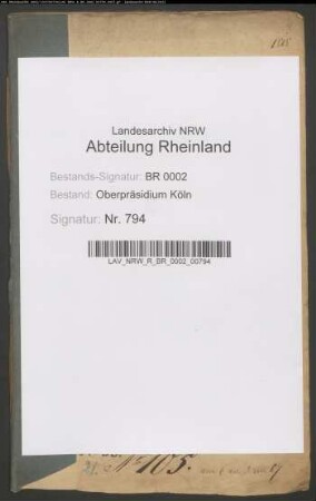 Begräbnisse betr., Kirchhöfe