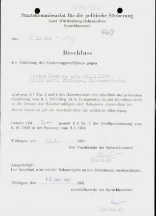 Lemcke, Bertha