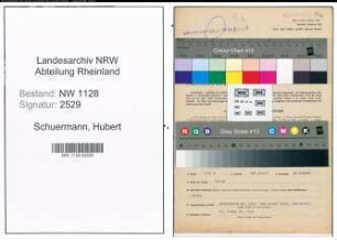 Entnazifizierung Hubert Schuermann , geb. 21.07.1901 (Polizist)