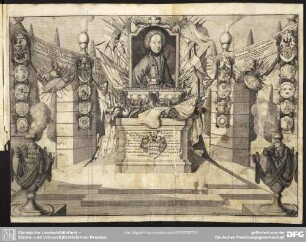 Maximilianus Emanuel Dux Wirtembergiae Et Tecciae, Comes Montis Beligardi, Dominus In Heydenheim. Natus Stuttgardae XXVII. Febr. MDCLXXXIX. Obiit Dobnavii In Volhynia VI. Octobris MDCCIX.