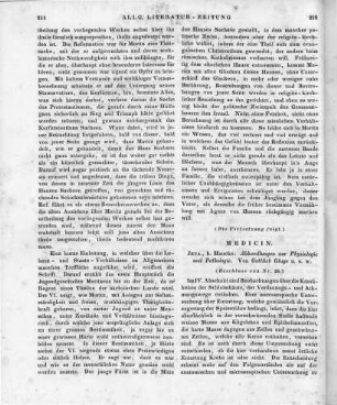 Gluge, G.: Abhandlungen zur Physiologie und Pathologie. Anatomisch-mikroskopische Untersuchungen. Jena: Mauke 1841 (Beschluss von Nr. 26)