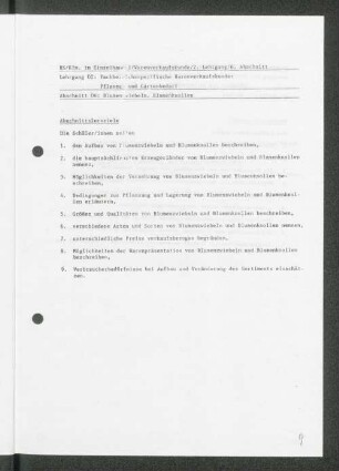Abschnitt 06: Blumenzwiebeln, Blumenknollen