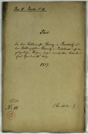 Die dem Sattlermeister Lorenz in Reudnitz und dem Sattlergesellen Leipnitz in Probstheida erteilten polizeilichen Rügen wegen unerlaubten Betreibens ihres Handwerks